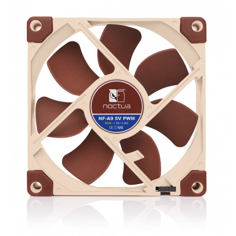 Noctua NF-A9 Boitier PC Ventilateur 9 cm Beige, Marron