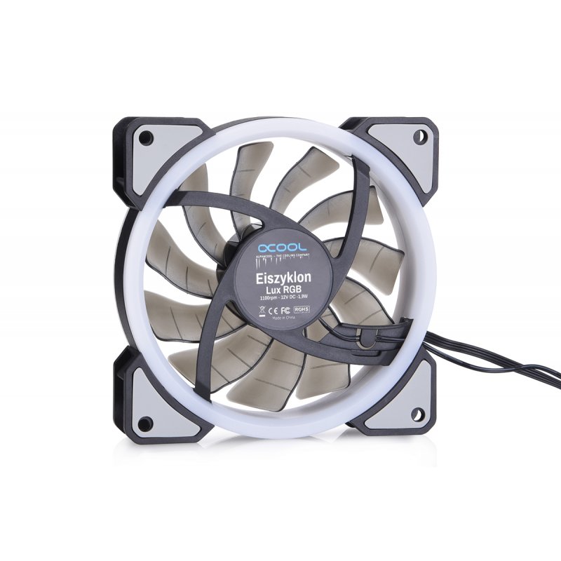 Alphacool Eiszyklon Aurora LUX Digital RGB Computer case Fan 12 cm Transparent