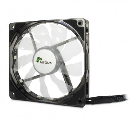 Inter-Tech L-12025 Aura Boitier PC Ventilateur 12 cm Noir