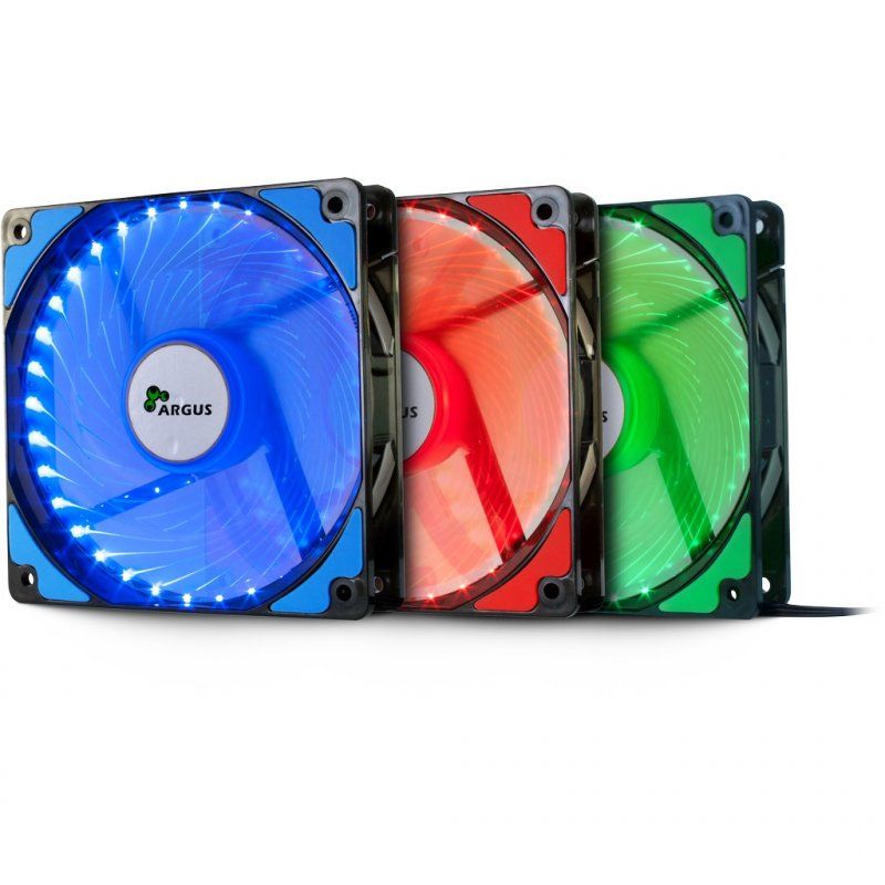 STOCK1 - Inter-Tech L-12025 Boitier PC Ventilateur 12 cm Noir, Rouge