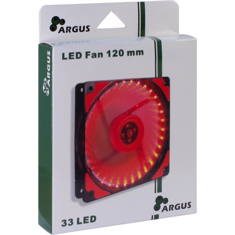 STOCK1 - Inter-Tech L-12025 Boitier PC Ventilateur 12 cm Noir, Rouge
