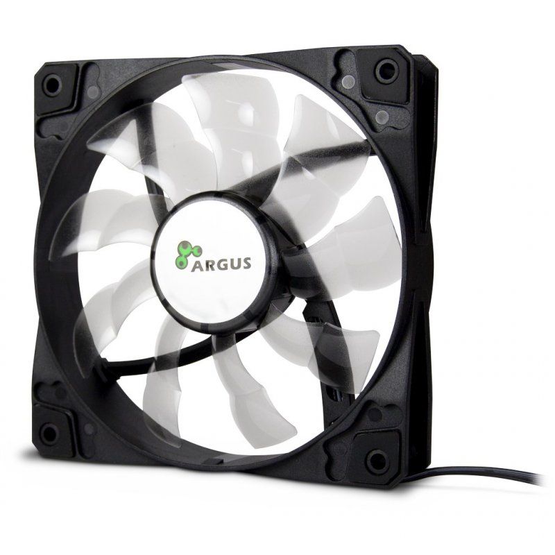 Inter-Tech Argus L-12025 Boitier PC Ventilateur 12 cm Noir