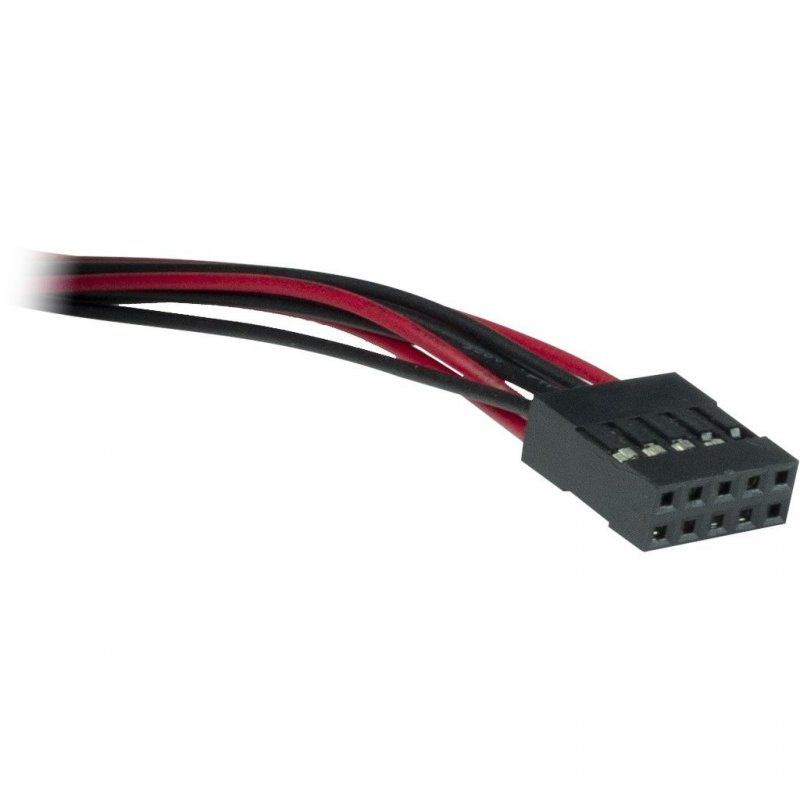 Inter-Tech 88887289 système de refroidissement d’ordinateur Boitier PC Ventilateur 12 cm Noir 3 pièce(s)