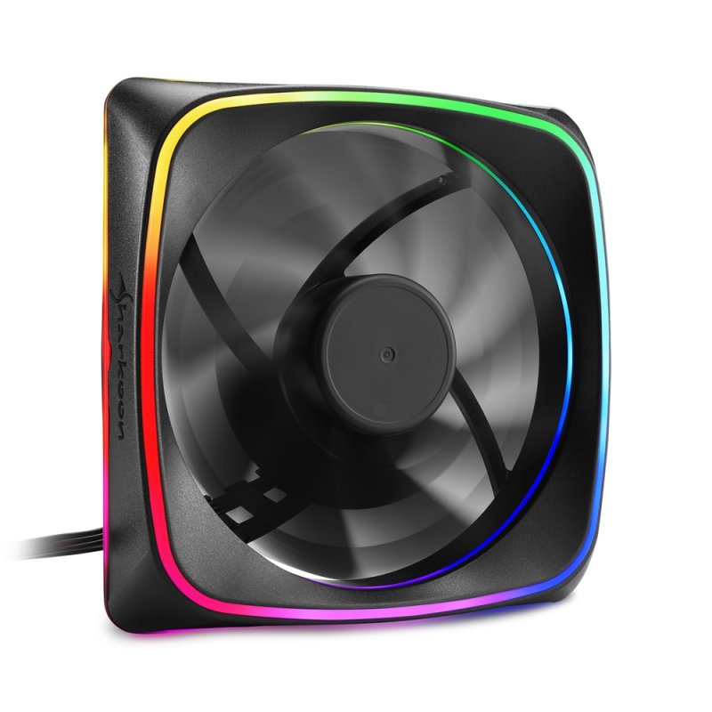 Sharkoon RGB SHARK Lights Boitier PC Ventilateur 12 cm Noir