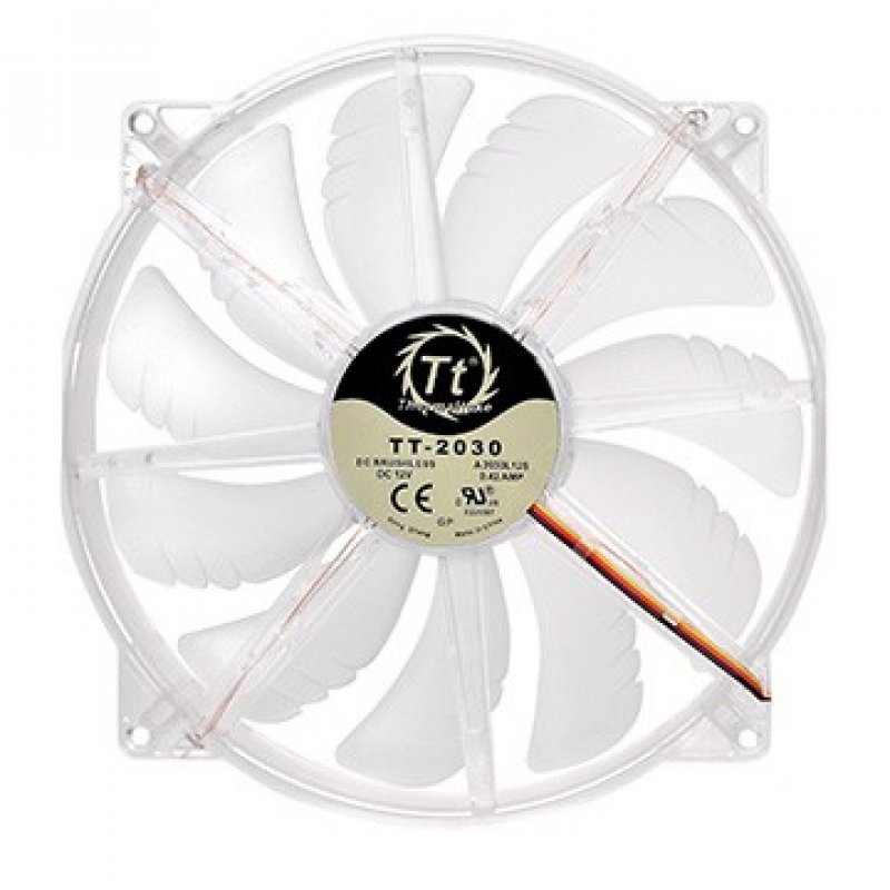 Thermaltake Pure 20 LED Computer case Fan 20 cm Transparent