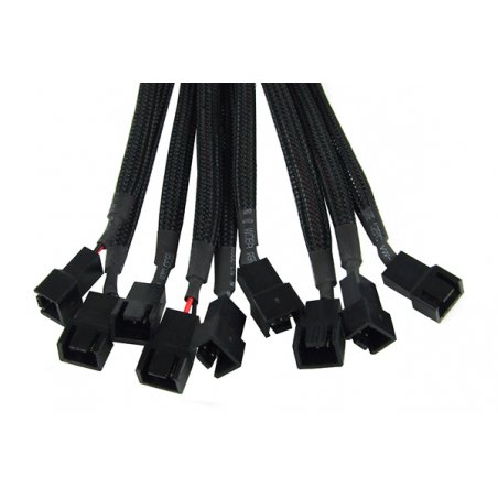 Phobya compatible 3Pin Molex auf 9x 3Pin Molex 60cm