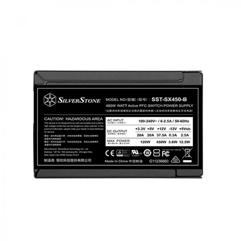 Silverstone SX450-B power supply unit 450 W 24-pin ATX SFX Black