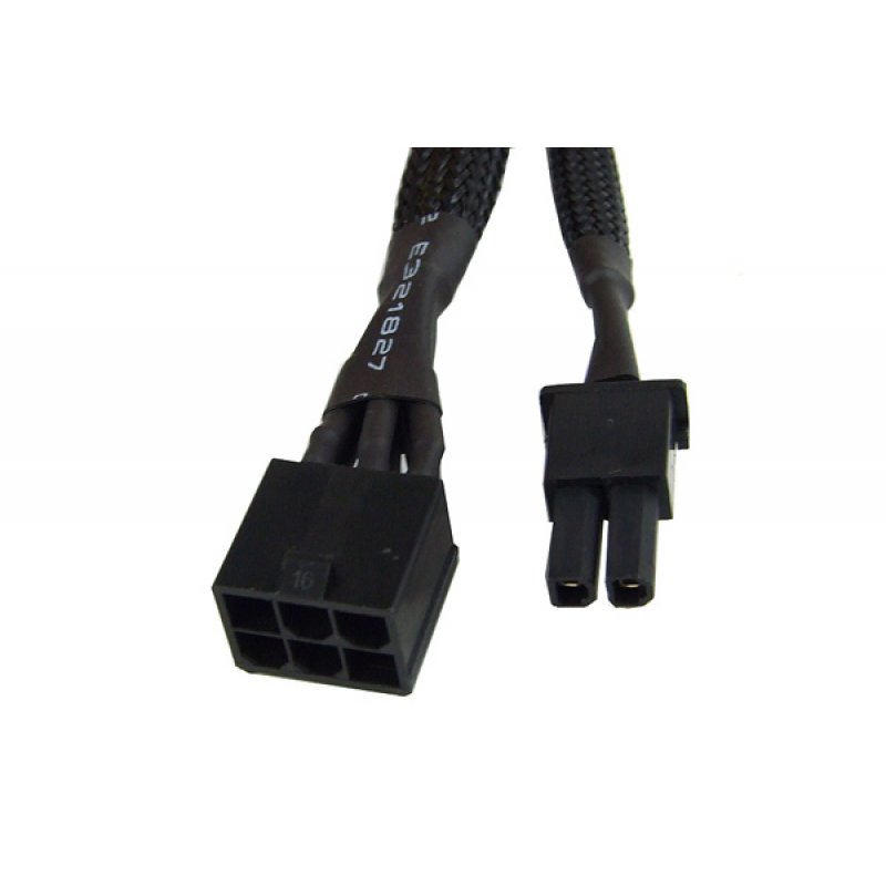 Phobya PCI-E Stromadapter 6pin - 6+2Pin