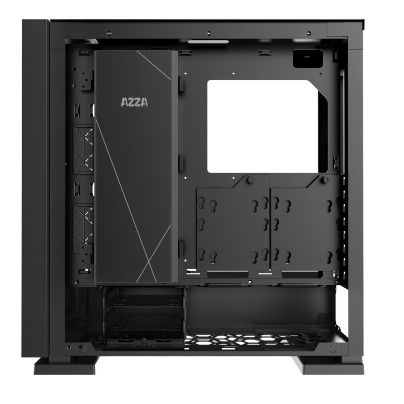 Azza Geh Fulltower ATX Zircon 7000B B/Win-Glas 2xUSB 3.0 Black