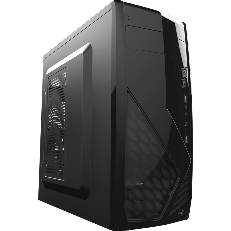 Aerocool CS‐1102 Midi Tower Black