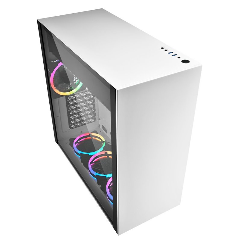 Sharkoon Pure Steel RGB Midi Tower White