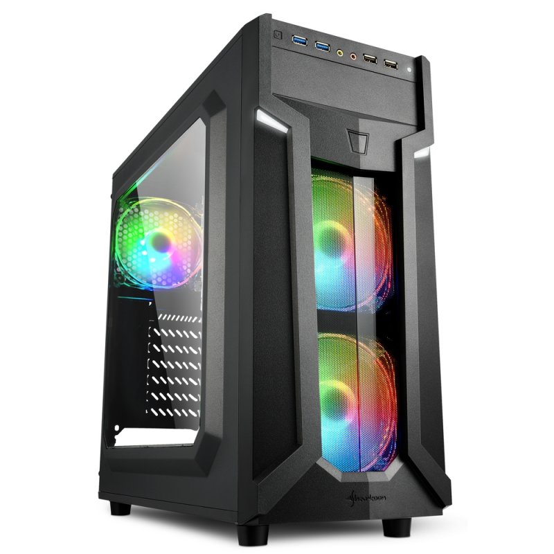 Sharkoon VG6-W RGB Midi Tower Noir