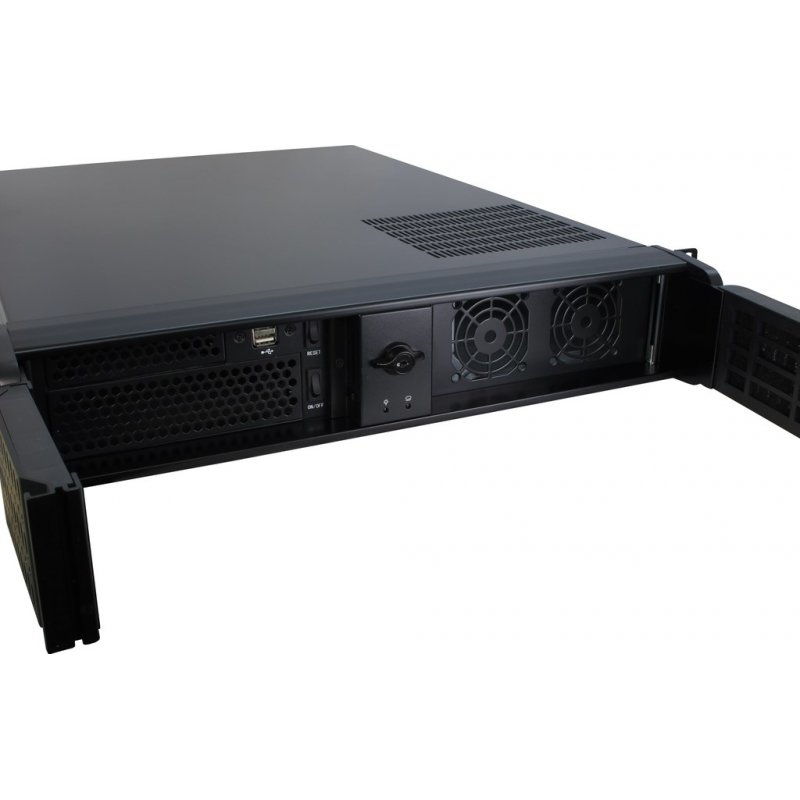 Inter-Tech IPC 2U-2098-SL Rack Black