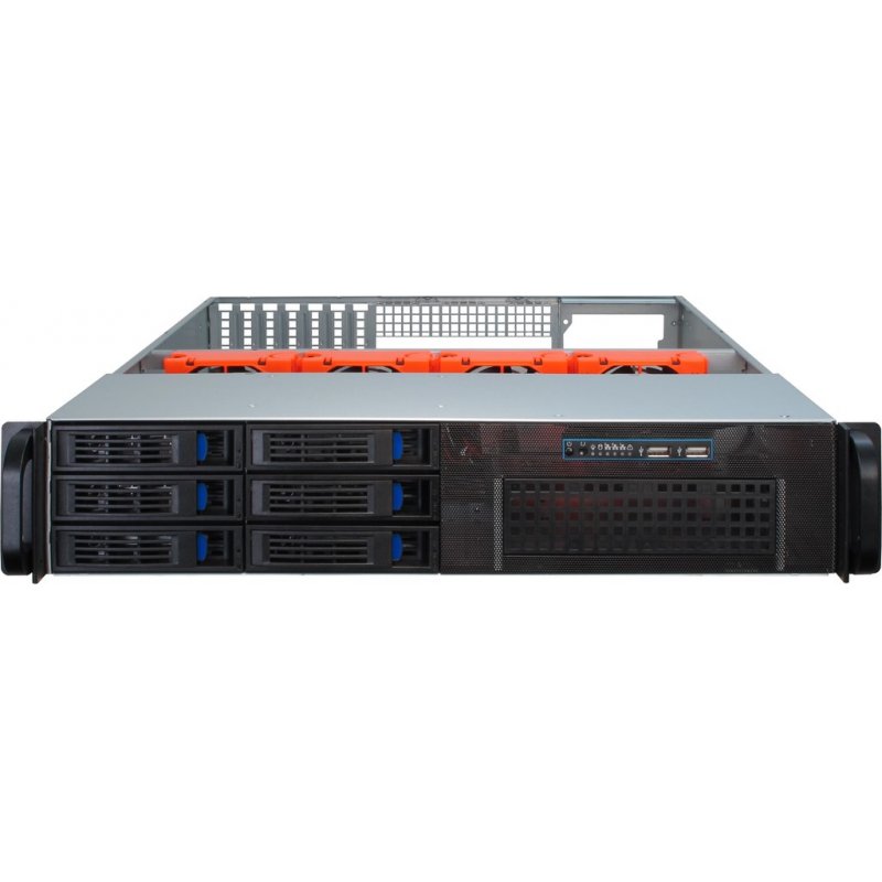 Inter-Tech IPC 2U-2406 Support Noir, Argent