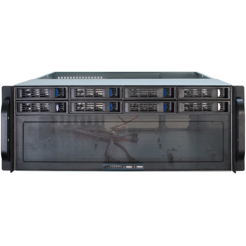 Inter-Tech 4U-4408 Rack Black, Silver