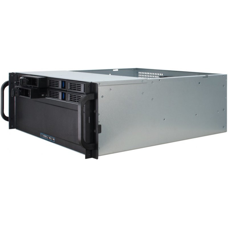 Inter-Tech 4U-4408 Rack Black, Silver