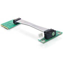 DeLOCK Riser Card PCIe X1 flexibel | 13cm Kabel / Links