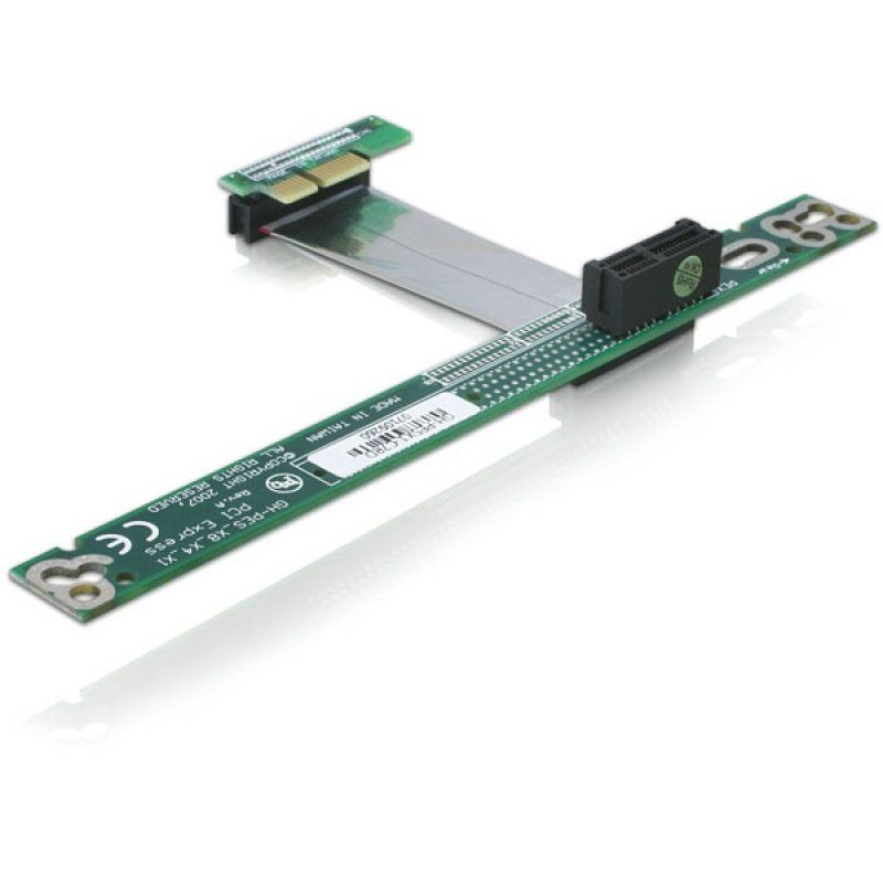 DeLOCK Riser Card PCIe X1 flexibel 7cm