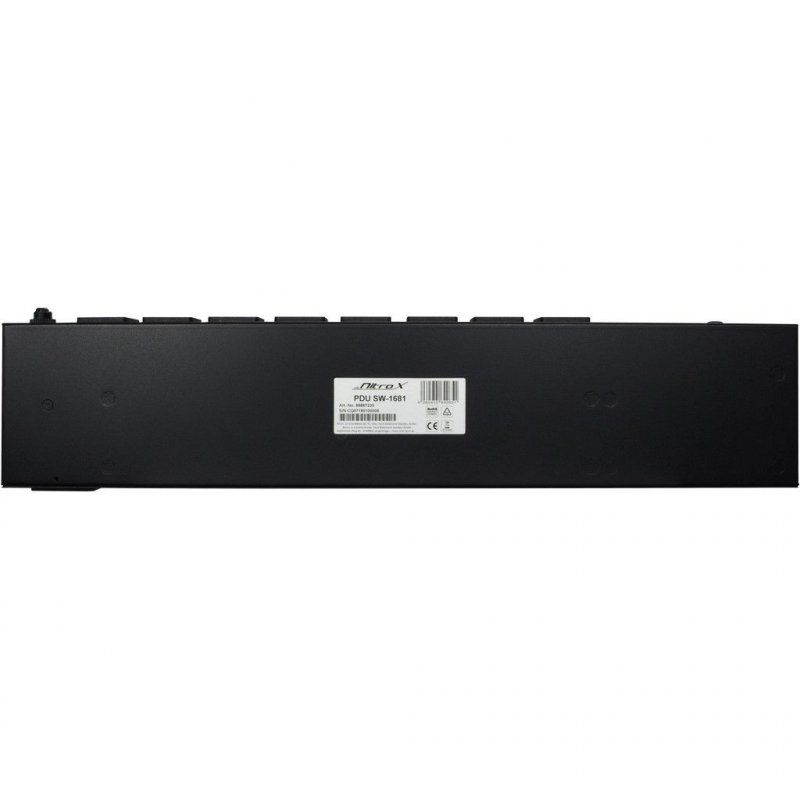 Inter-Tech SW-1681 power distribution unit (PDU) 8 AC outlet(s) Black