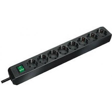 Brennenstuhl 1159300018 power extension 3 m 8 AC outlet(s) Black