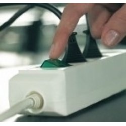 Brennenstuhl Eco-Line + Switch & 1,5 mm² Ø Cable White 8 AC outlet(s) 3 m