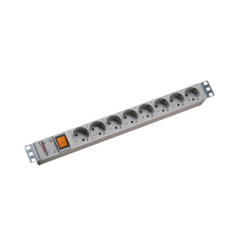 Bachmann Outlet strip 8-way 19'' power extension 1.5 m