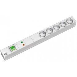 Bachmann 5x Schuko, 2m power extension 5 AC outlet(s) Grey