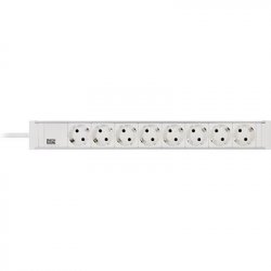 Deltaco GT-51 power extension 2 m 8 AC outlet(s) White