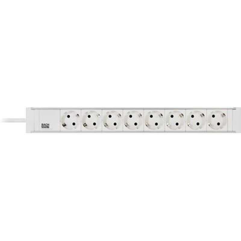 Deltaco GT-51 power extension 2 m 8 AC outlet(s) White