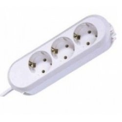 Bachmann SMART 3x Schuko 3m power extension 3 AC outlet(s) White