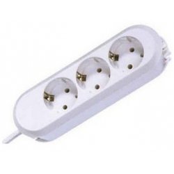 Bachmann SMART 3x Schuko 5m power extension 3 AC outlet(s) White