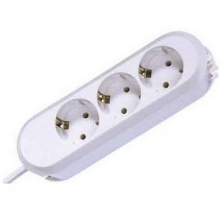 Bachmann SMART 3x Schuko 5m multiprise 3 sortie(s) CA Blanc