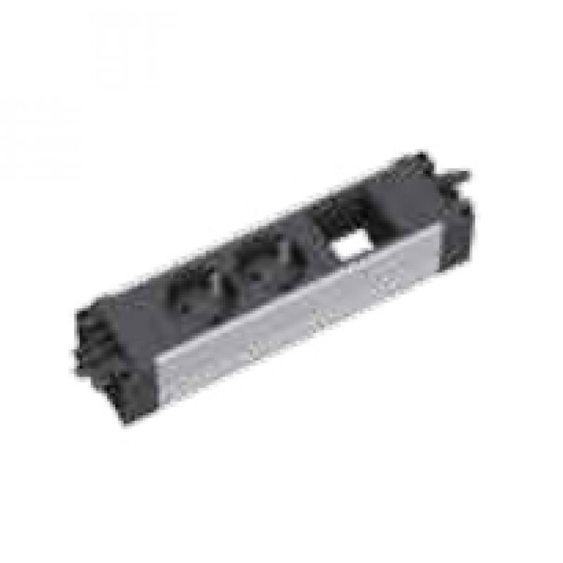 Bachmann STEP ALU power extension 2 AC outlet(s) Indoor Black