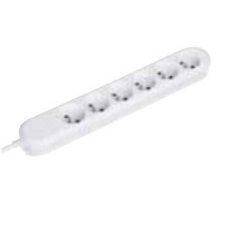 Bachmann 381.247K power extension 1.5 m 6 AC outlet(s) White