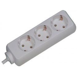 Secomp 387.270S multiprise 1,5 m 3 sortie(s) CA Intérieure Blanc