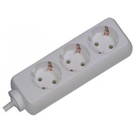 Secomp 387.270S multiprise 1,5 m 3 sortie(s) CA Intérieure Blanc