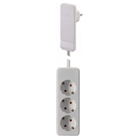 Bachmann 933.015 power extension 1.6 m 3 AC outlet(s) Indoor White