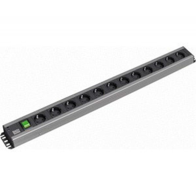 Bachmann 300.005 power distribution unit (PDU) 12 AC outlet(s) 2U Black, Grey