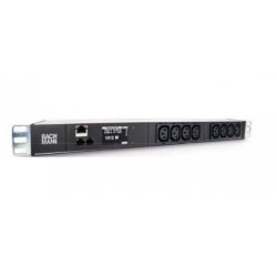 Bachmann BlueNet BN2000 power distribution unit (PDU) 8 AC outlet(s) Black, Silver
