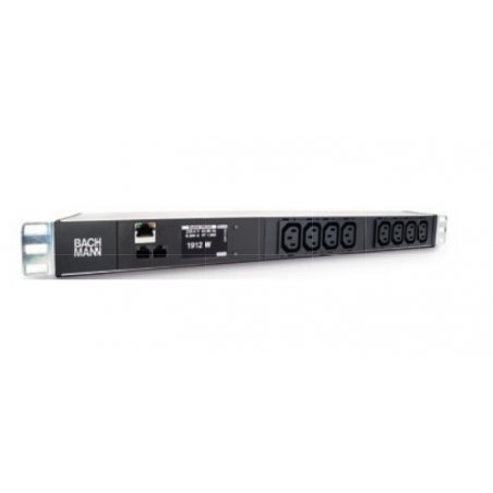 Bach 19" PDU im HE 8-fach IEC320 C13 2m | Monitored TCP/IP