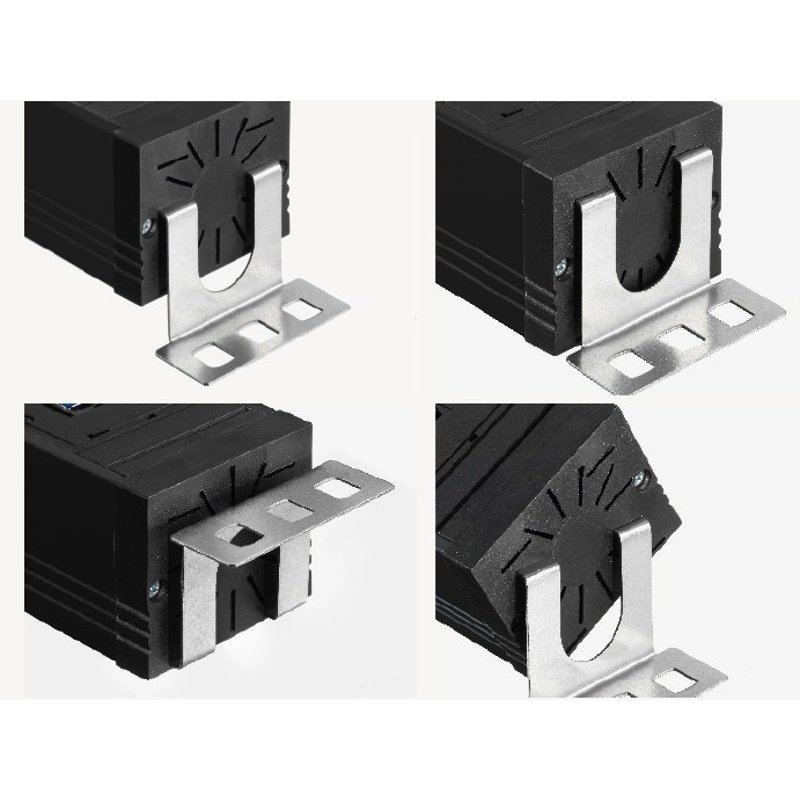 Bachmann 420.0017 power extension 2 m 4 AC outlet(s) Indoor Black