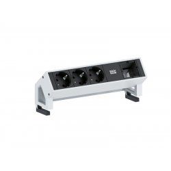 Bachmann Desk 2 power extension 0.2 m 3 AC outlet(s) Black