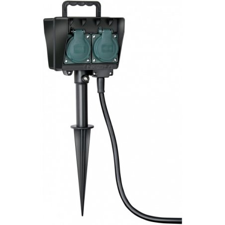 Brennenstuhl 1154450 prise de courant Type F Noir