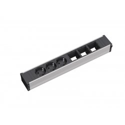 Bachmann 912.006 multiprise 3 sortie(s) CA Noir, Argent