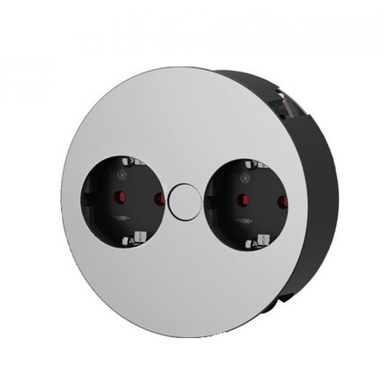 Bachmann TWIST multiprise 2 m 2 sortie(s) CA Intérieure Chrome