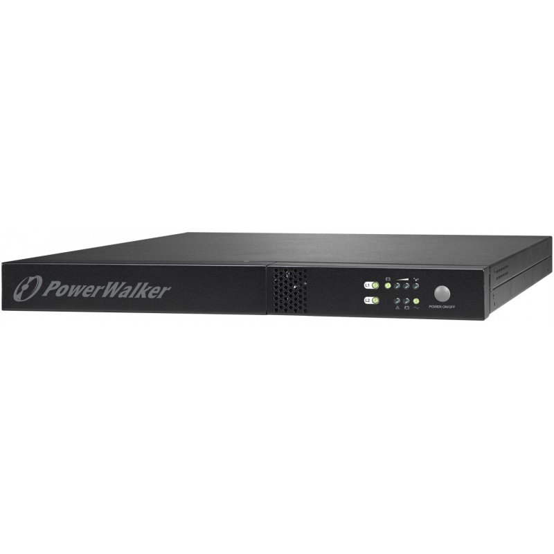 PowerWalker VFI 1000R/1U uninterruptible power supply (UPS) Double-conversion (Online) 1 kVA 800 W 3 AC outlet(s)