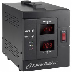 PowerWalker AVR 2000/SIV voltage regulator 2 AC outlet(s) 230 V Black