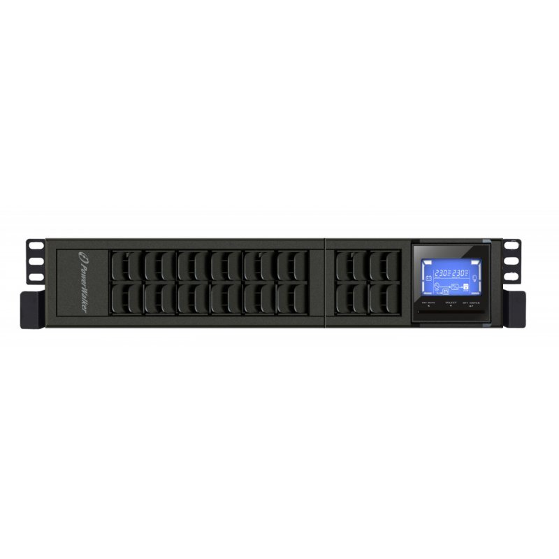 PowerWalker VFI 1000CRM LCD alimentation d'énergie non interruptible Double-conversion (en ligne) 1 kVA 800 W 3 sortie(