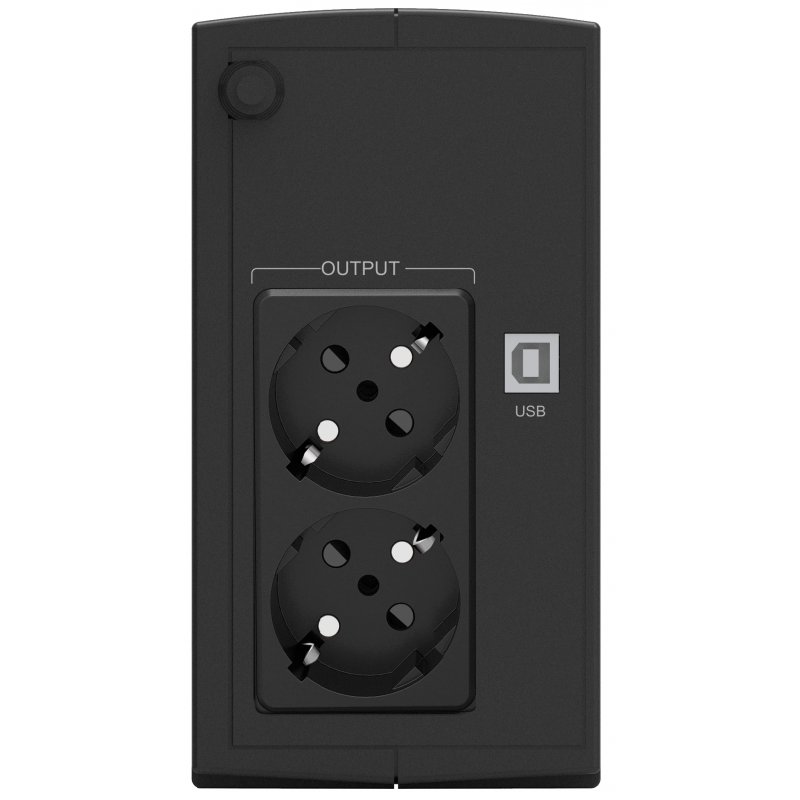 PowerWalker Basic VI 650 SB alimentation d'énergie non interruptible Interactivité de ligne 0,65 kVA 360 W 2 sortie(s)