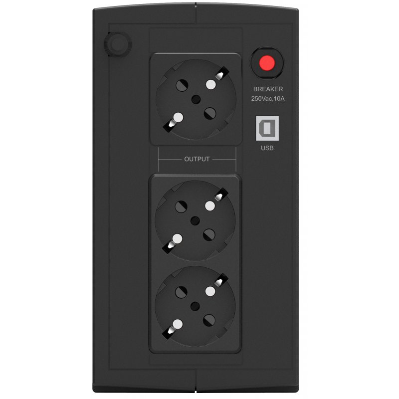 PowerWalker Basic VI 1000 SB uninterruptible power supply (UPS) Line-Interactive 1 kVA 600 W 3 AC outlet(s)